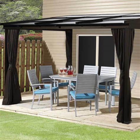 wall mounted hardtop gazebo|10x10 wall mounted gazebo.